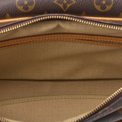 LOUIS VUITTON Louis Vuitton Monogram Reporter PM Shoulder Bag Monogram Brown Gold-Tone Hardware, Pre-Owned