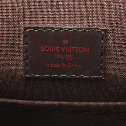 LOUIS VUITTON Louis Vuitton Damier Brooklyn PM Shoulder Bag N51210 Brown Gold-Tone Hardware, Pre-Owned