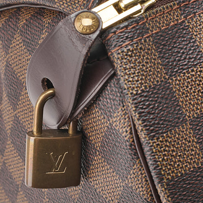 LOUIS VUITTON Louis Vuitton Damier Speedy 35 Handbag N41523 Brown Gold-Tone Hardware, Pre-Owned