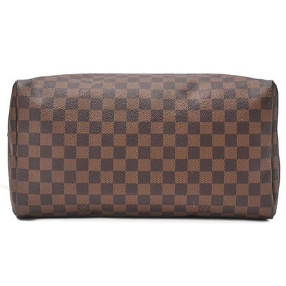 LOUIS VUITTON Louis Vuitton Damier Speedy 35 Handbag N41523 Brown Gold-Tone Hardware, Pre-Owned