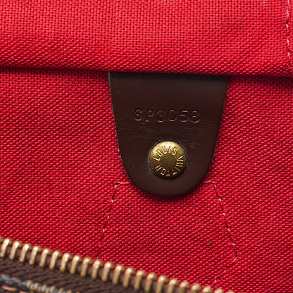 LOUIS VUITTON Louis Vuitton Damier Speedy 35 Handbag N41523 Brown Gold-Tone Hardware, Pre-Owned