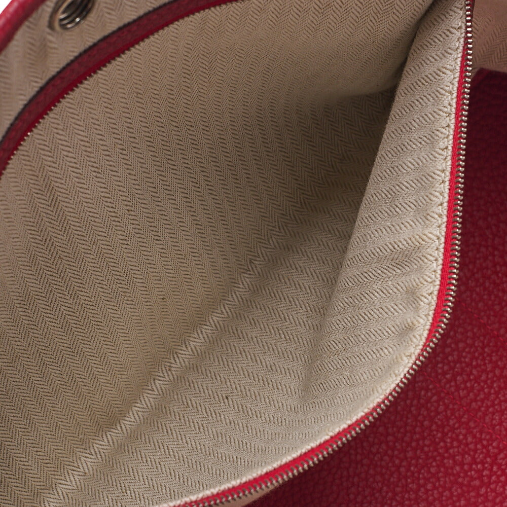 Hermes Hermes Garden Party PM Negonda Tote Bag Rouge Piman Silver -Tone Hardware, Pre-Owned