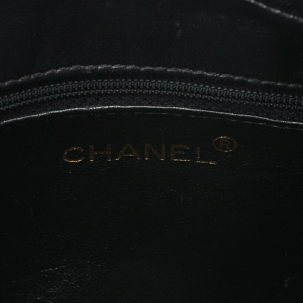 CHANEL Chanel Matelasse Coco Mark with Ball Charm Bijou Chain Shoulder Caviar Skin Black Gold-Tone Hardware, Pre-Owned