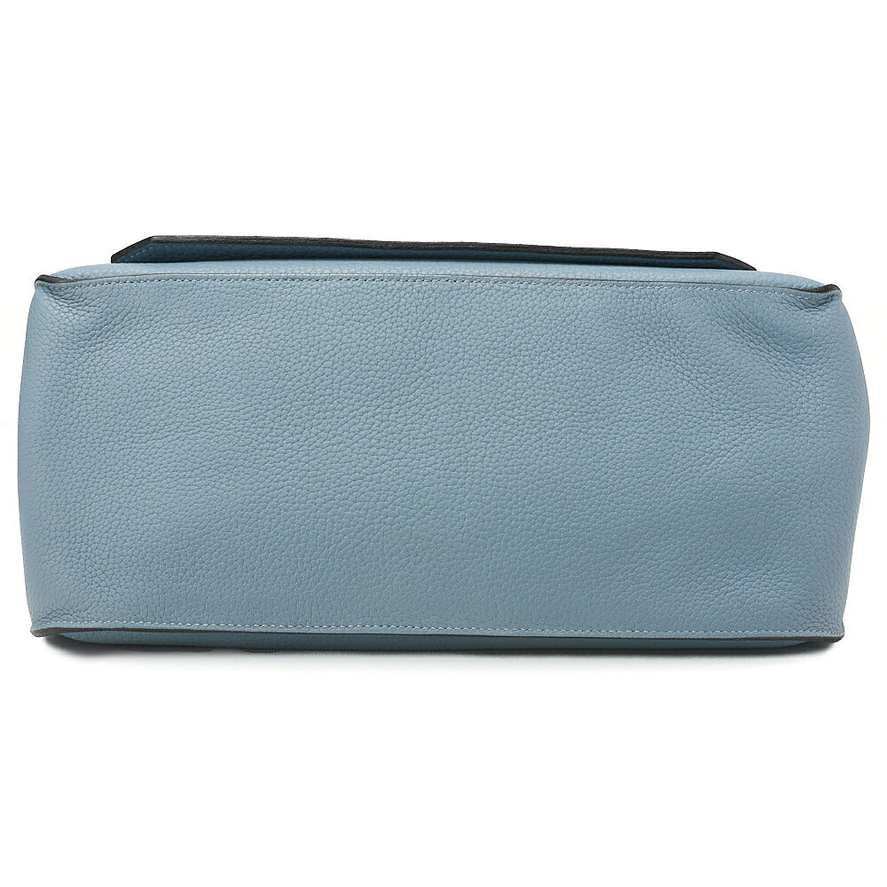 Hermes Hermes Gypsy?re 34 Shoulder Bag Trinlon-Clemence Ciel Silver-Tone Hardware, Pre-Owned