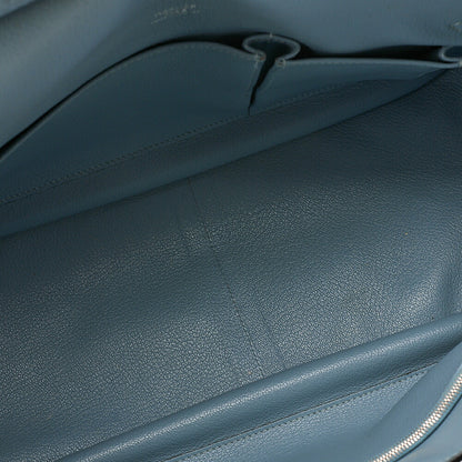 Hermes Hermes Gypsy?re 34 Shoulder Bag Trinlon-Clemence Ciel Silver-Tone Hardware, Pre-Owned