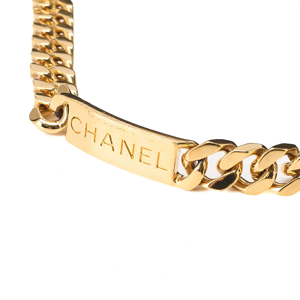 CHANEL Lambskin x Enamel Coco Mark Chain Handbag Black Gold-Tone Hardware, Pre-Owned