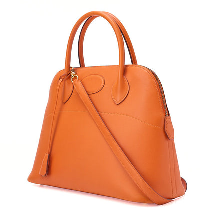 Hermes Hermes Bolide 31 Handbag Shoulder Bag Gulliver Orange Gold-Tone Hardware, Pre-Owned