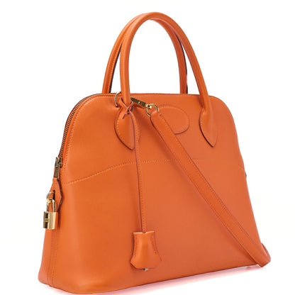 Hermes Hermes Bolide 31 Handbag Shoulder Bag Gulliver Orange Gold-Tone Hardware, Pre-Owned