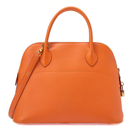 Hermes Hermes Bolide 31 Handbag Shoulder Bag Gulliver Orange Gold-Tone Hardware, Pre-Owned