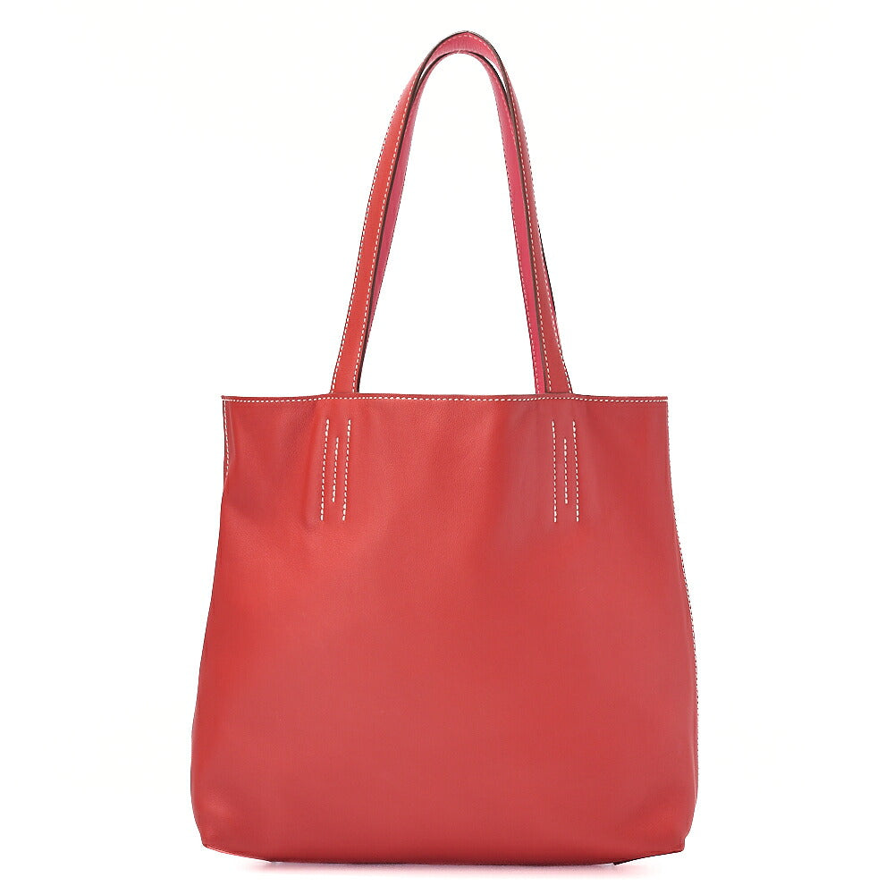 Hermes Double Sense 28 Swift Tote Bag Rose Jaipool x Rose -Tone Hardware, Pre-Owned