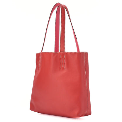 Hermes Double Sense 28 Swift Tote Bag Rose Jaipool x Rose -Tone Hardware, Pre-Owned