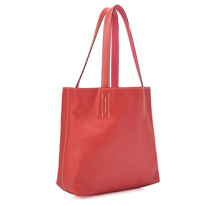 Hermes Double Sense 28 Swift Tote Bag Rose Jaipool x Rose -Tone Hardware, Pre-Owned