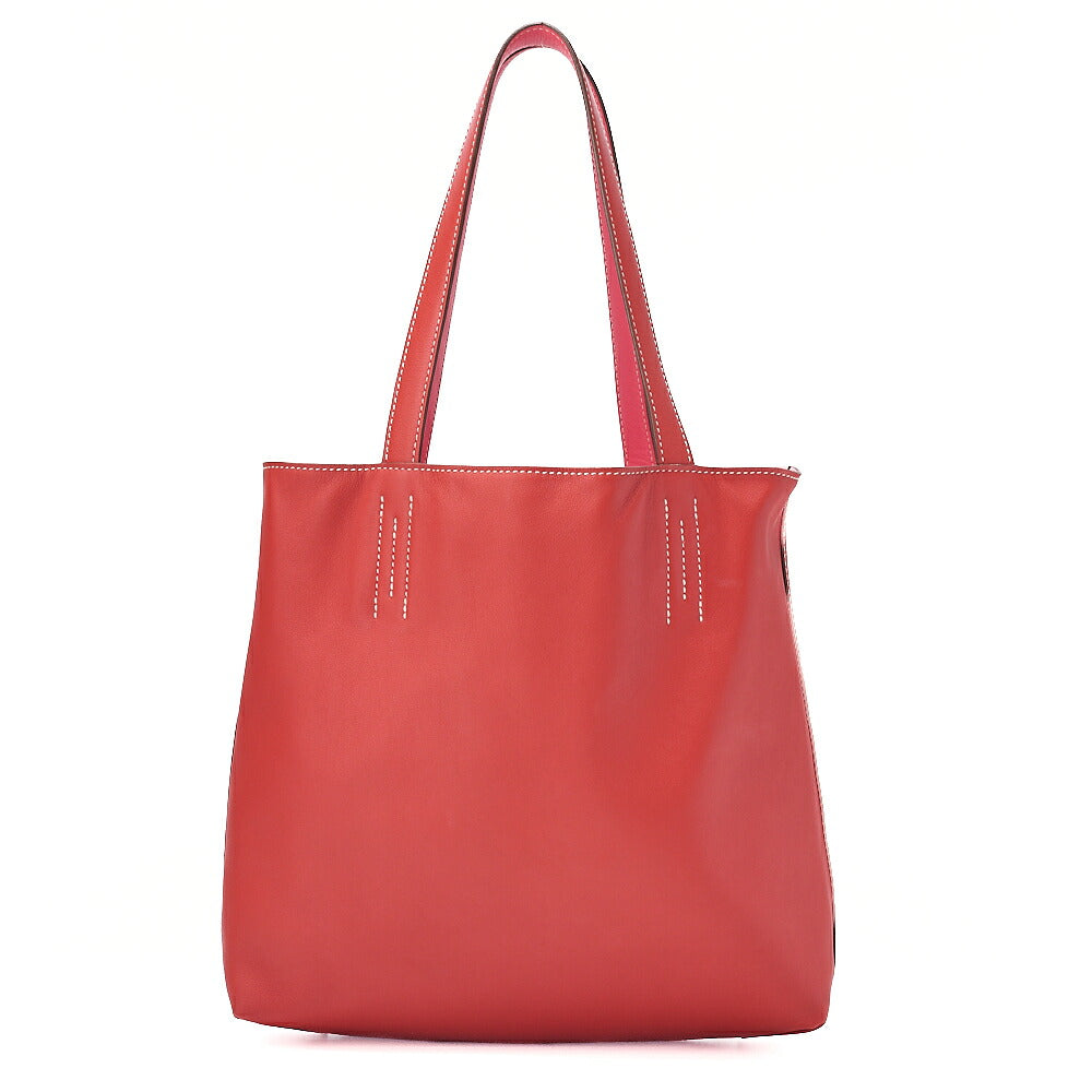 Hermes Double Sense 28 Swift Tote Bag Rose Jaipool x Rose -Tone Hardware, Pre-Owned