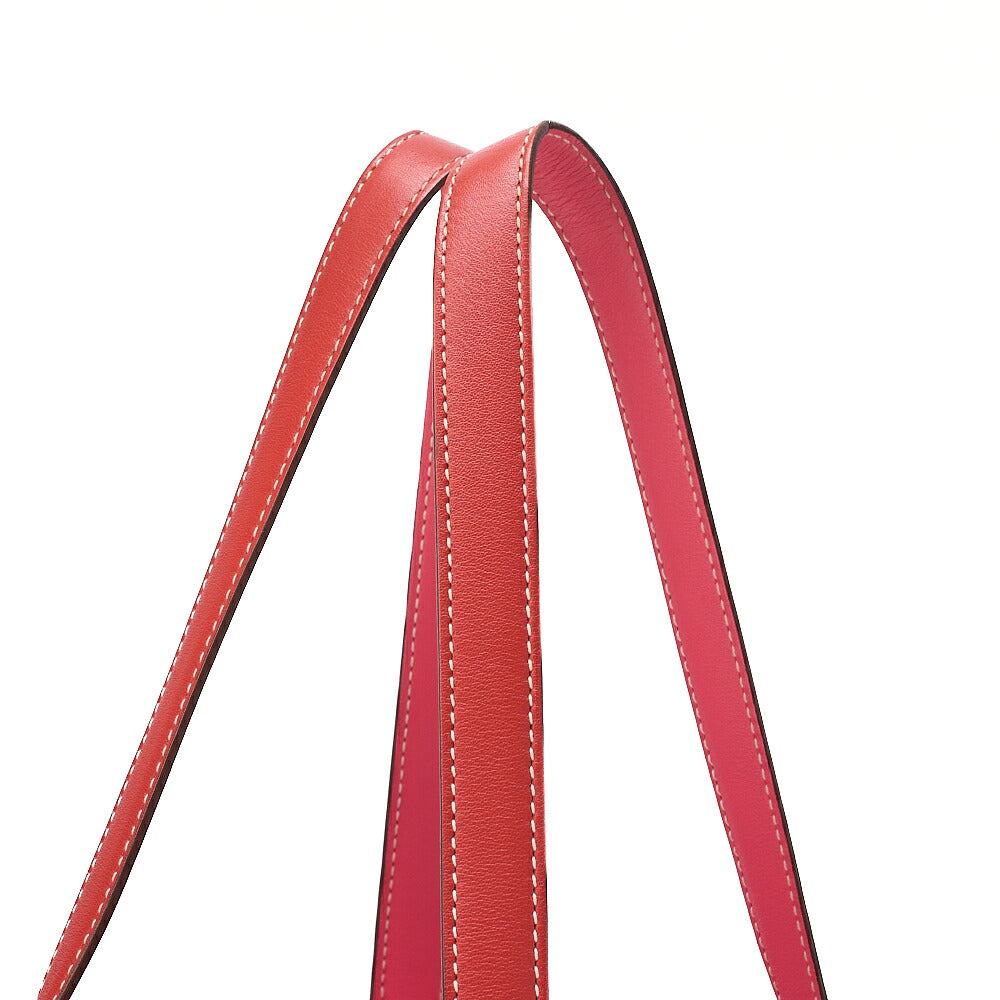 Hermes Double Sense 28 Swift Tote Bag Rose Jaipool x Rose -Tone Hardware, Pre-Owned