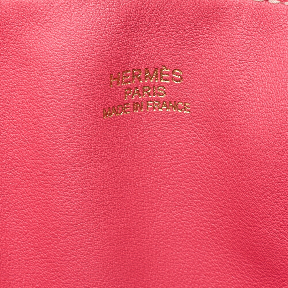 Hermes Double Sense 28 Swift Tote Bag Rose Jaipool x Rose -Tone Hardware, Pre-Owned