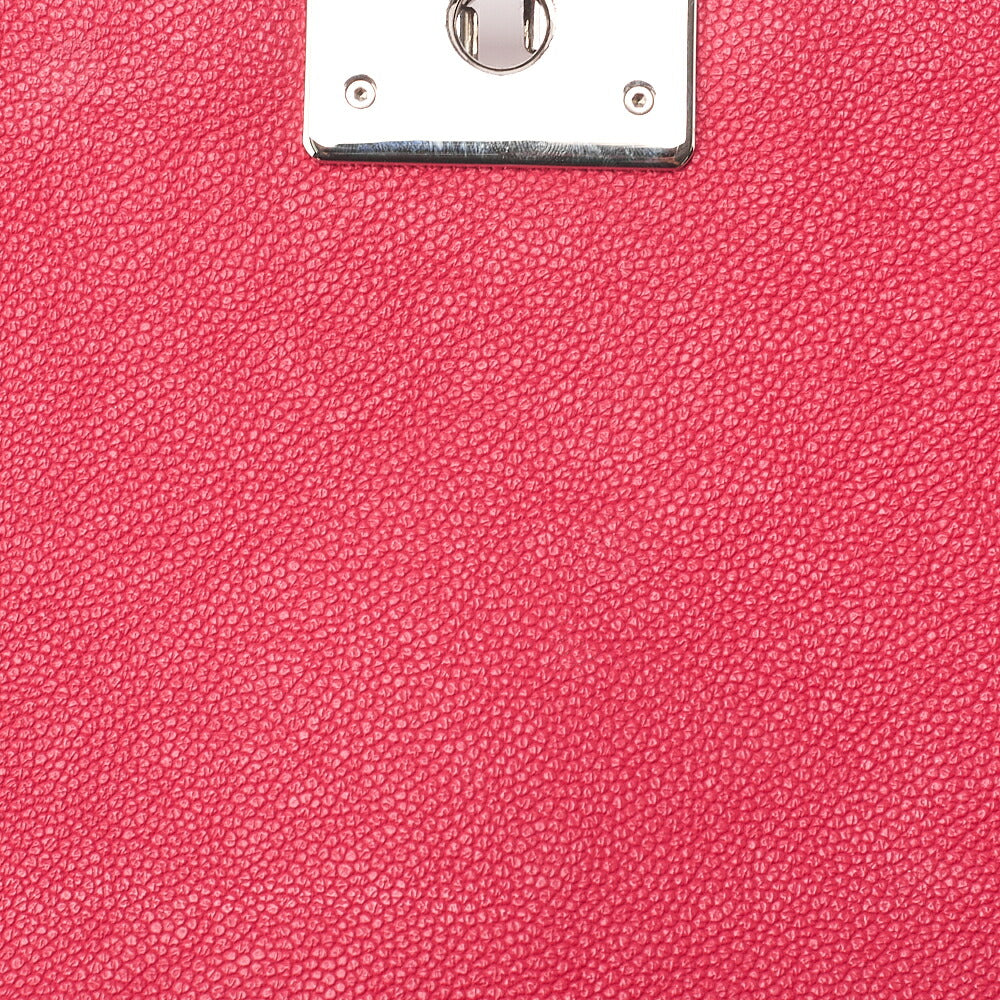 CHANEL Boy Chanel Matelasse Chain Shoulder Caviar Skin Rose Pink (Silver -Tone Hardware, Pre-Owned