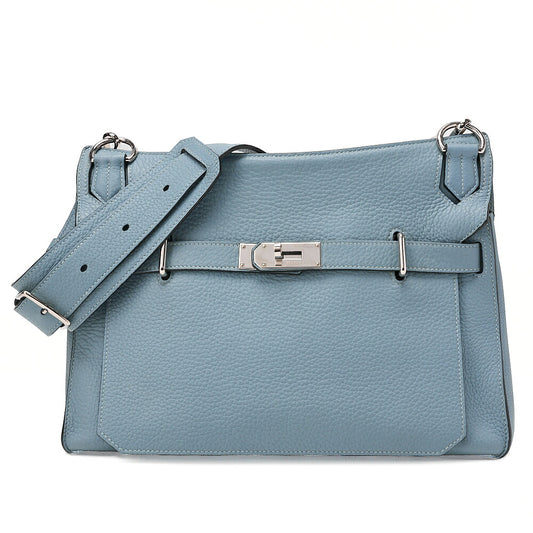 Hermes Hermes Gypsy?re 34 Shoulder Bag Trinlon-Clemence Ciel Silver-Tone Hardware, Pre-Owned
