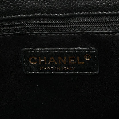 CHANEL Shoulder Bag Tote Bag Matelasse GST Chain Tote Caviskin Black Gold-Tone Hardware, Pre-Owned