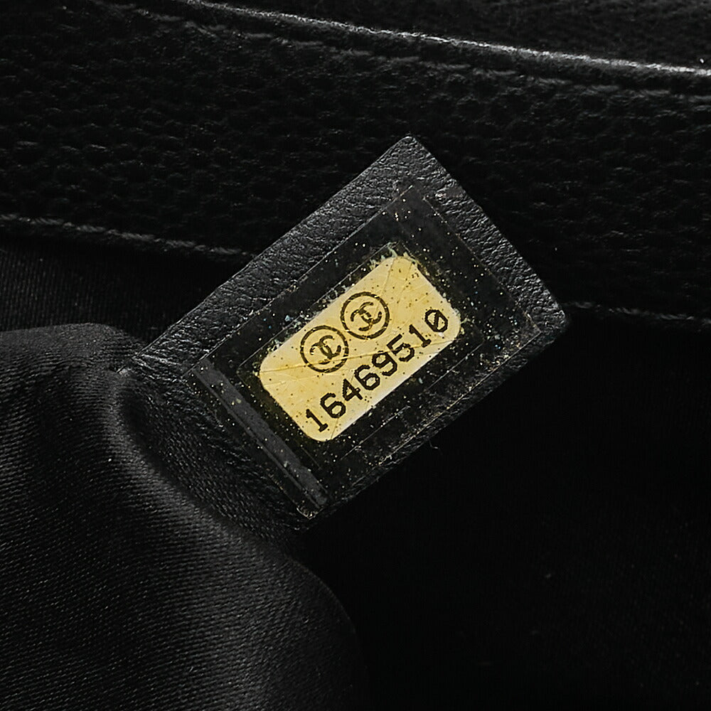 CHANEL Shoulder Bag Tote Bag Matelasse GST Chain Tote Caviskin Black Gold-Tone Hardware, Pre-Owned