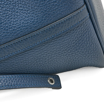 Hermes Hermes Picotan Lock MM Handbag Taurillon Clemence Corvert Silver-Tone Hardware, Pre-Owned