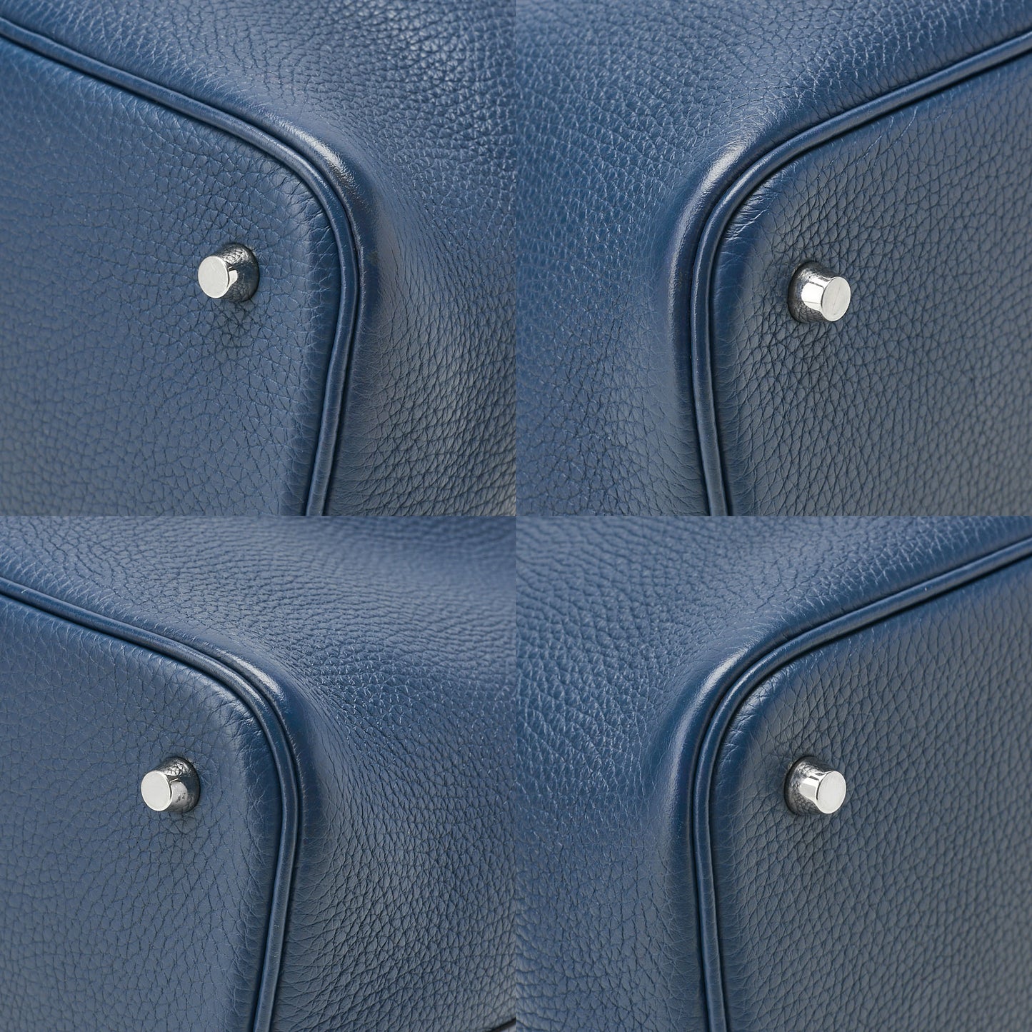 Hermes Hermes Picotan Lock MM Handbag Taurillon Clemence Corvert Silver-Tone Hardware, Pre-Owned