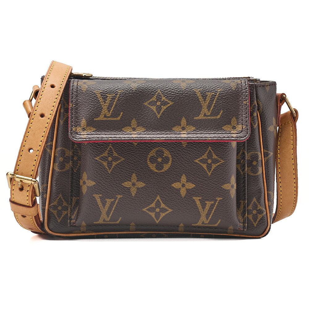 LOUIS VUITTON Louis Vuitton Monogram Vivacit? PM M51165 Shoulder Bag Brown Gold-Tone Hardware, Pre-Owned