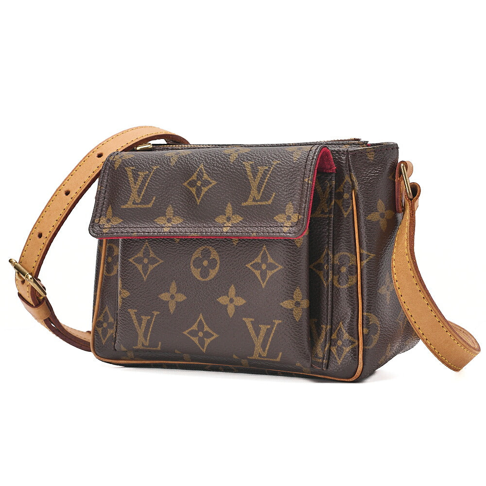 LOUIS VUITTON Louis Vuitton Monogram Vivacit? PM M51165 Shoulder Bag Brown Gold-Tone Hardware, Pre-Owned