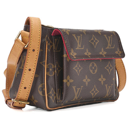LOUIS VUITTON Louis Vuitton Monogram Vivacit? PM M51165 Shoulder Bag Brown Gold-Tone Hardware, Pre-Owned