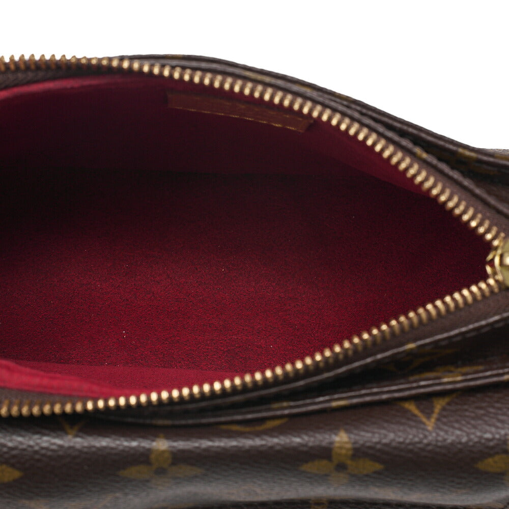 LOUIS VUITTON Louis Vuitton Monogram Vivacit? PM M51165 Shoulder Bag Brown Gold-Tone Hardware, Pre-Owned