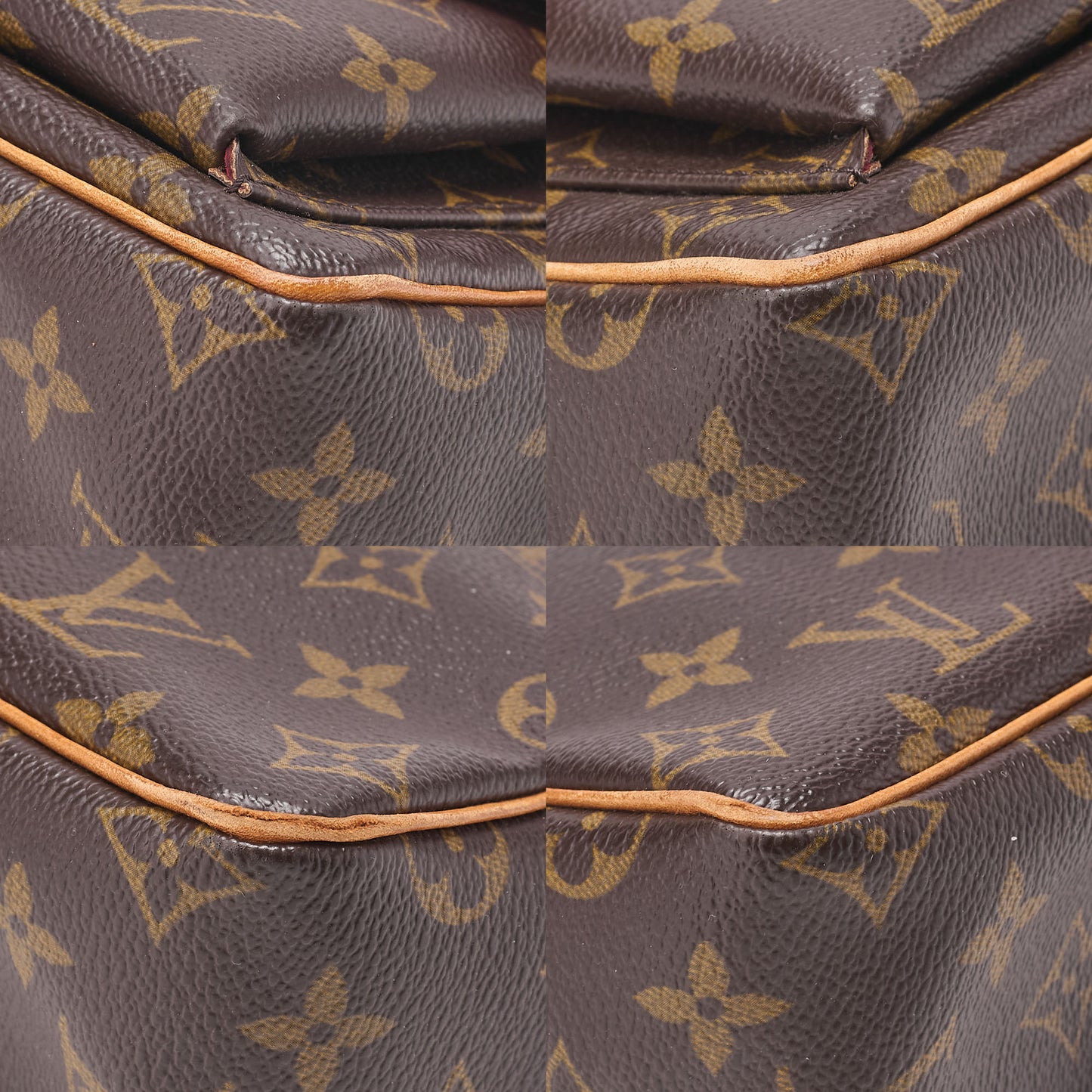 LOUIS VUITTON Louis Vuitton Monogram Vivacit? PM M51165 Shoulder Bag Brown Gold-Tone Hardware, Pre-Owned
