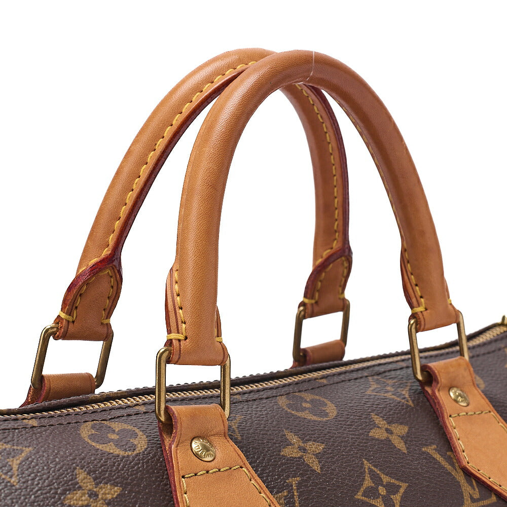 LOUIS VUITTON Louis Vuitton Monogram Speedy 30 Handbag M41526 Brown Gold-Tone Hardware, Pre-Owned