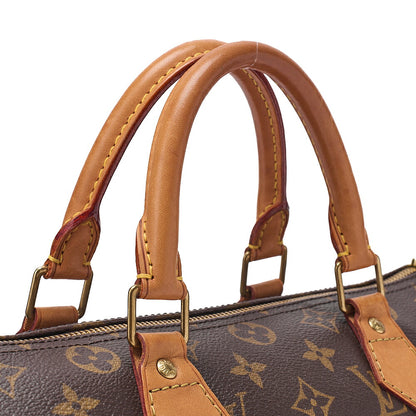 LOUIS VUITTON Louis Vuitton Monogram Speedy 30 Handbag M41526 Brown Gold-Tone Hardware, Pre-Owned