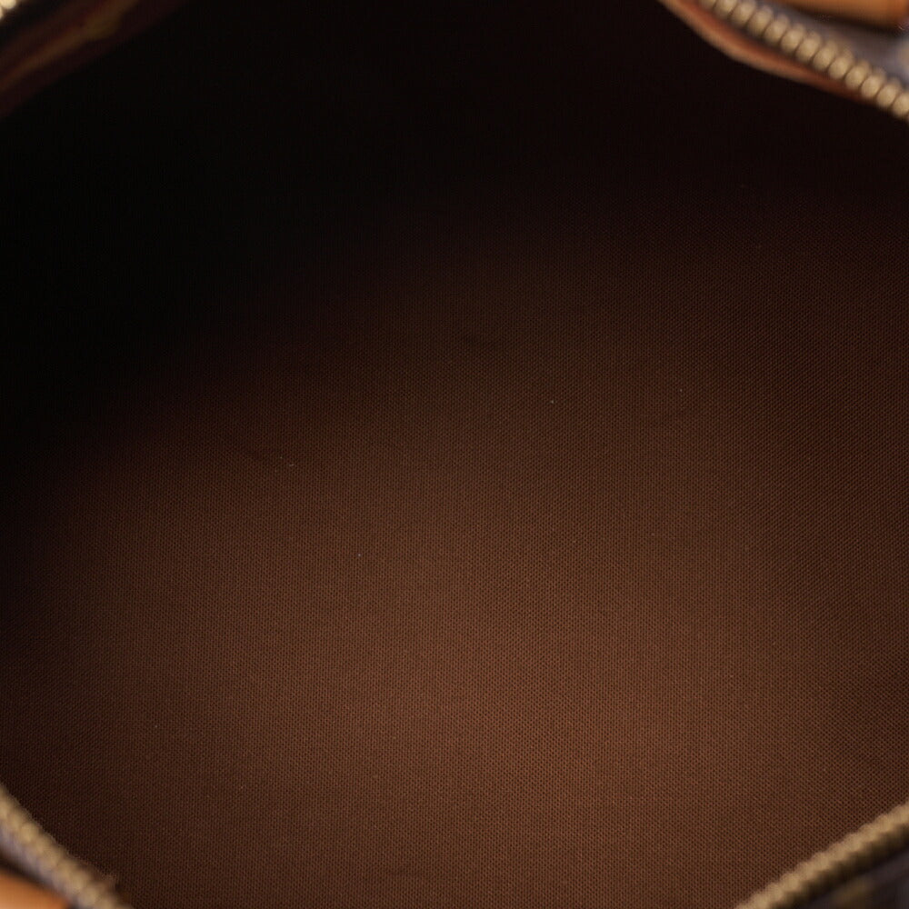 LOUIS VUITTON Louis Vuitton Monogram Speedy 30 Handbag M41526 Brown Gold-Tone Hardware, Pre-Owned