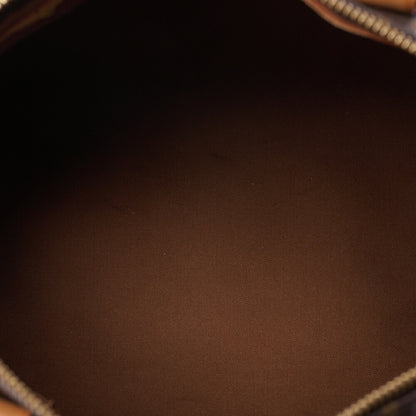 LOUIS VUITTON Louis Vuitton Monogram Speedy 30 Handbag M41526 Brown Gold-Tone Hardware, Pre-Owned