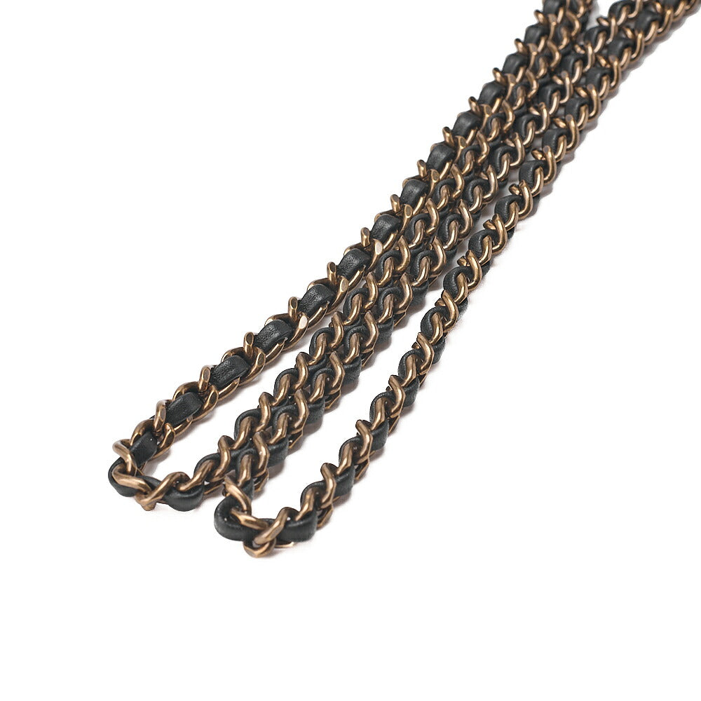 CHANEL Chanel Caviar Skin Drawstring Outside Flap Matelasse Chain Backpack Black Gold-Tone Hardware, Pre-Owned