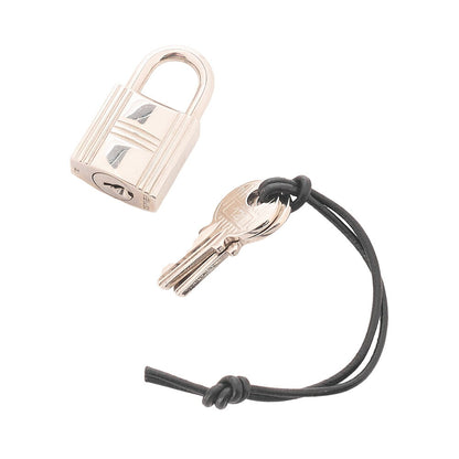 Hermes Hermes Picotan Lock MM Handbag Taurillon Clemence Corvert Silver-Tone Hardware, Pre-Owned