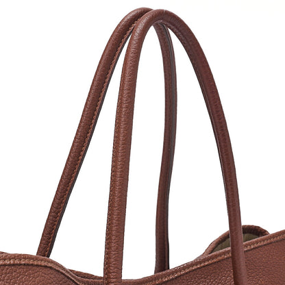 Hermes Hermes Garden Party PM Negonda Tote Bag Brown Silver -Tone Hardware, Pre-Owned