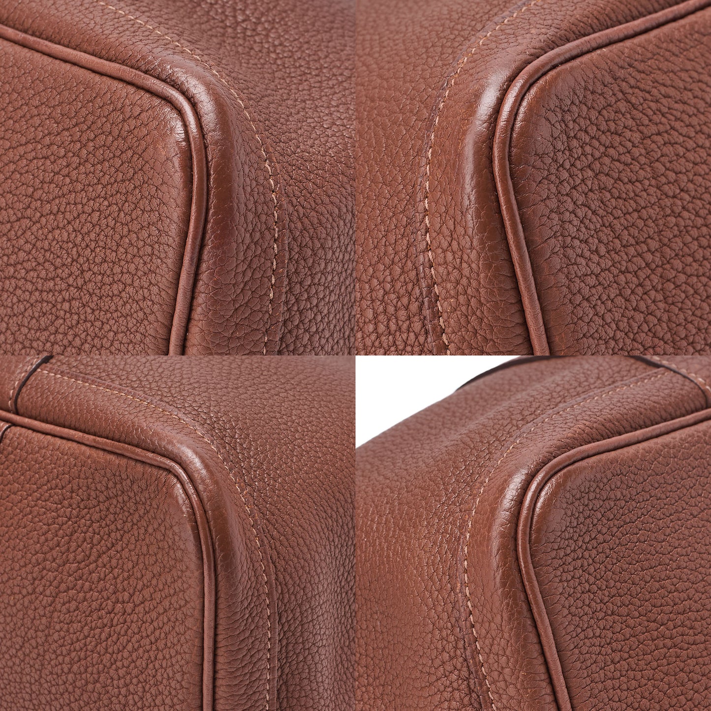 Hermes Hermes Garden Party PM Negonda Tote Bag Brown Silver -Tone Hardware, Pre-Owned