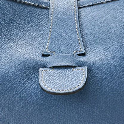 Hermes Hermes Evelyn 2GM Epson Shoulder Bag BlueJean Silver-Tone Hardware, Pre-Owned