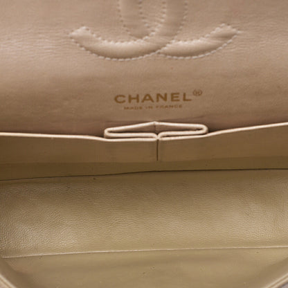 CHANEL Caviar Skin Matelasse 25cm W Flap Chain Shoulder Gold Gold-Tone Hardware, Pre-Owned