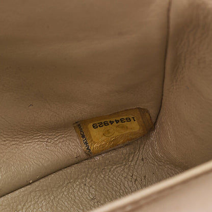 CHANEL Caviar Skin Matelasse 25cm W Flap Chain Shoulder Gold Gold-Tone Hardware, Pre-Owned