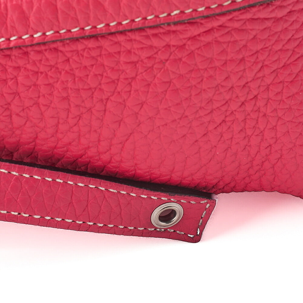 Hermes Hermes Picotan Lock MM Cassac Taurillon Rose Extreme x Brunuit Silver-Tone Hardware, Pre-Owned