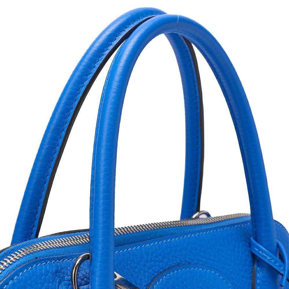 Hermes Bolide 31 Taurillon 2WAY Shoulder Bleu Zanzibar Silver-Tone Hardware, Pre-Owned