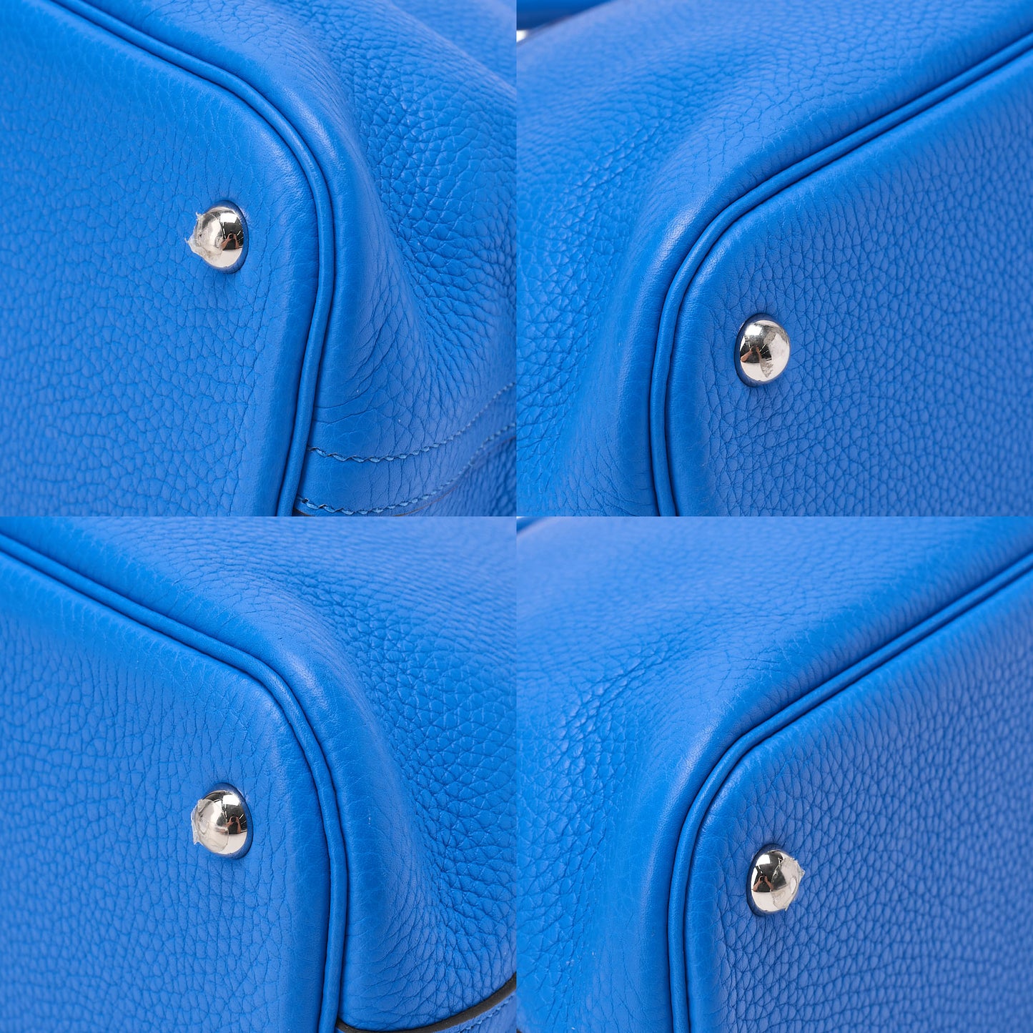 Hermes Bolide 31 Taurillon 2WAY Shoulder Bleu Zanzibar Silver-Tone Hardware, Pre-Owned
