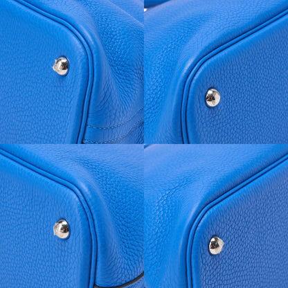 Hermes Bolide 31 Taurillon 2WAY Shoulder Bleu Zanzibar Silver-Tone Hardware, Pre-Owned