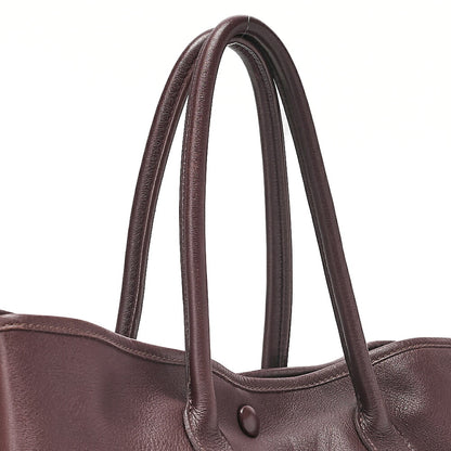 HERMES Garden Twillie TPM Swift Tote Bag Havana Silver-Tone Hardware, Pre-Owned