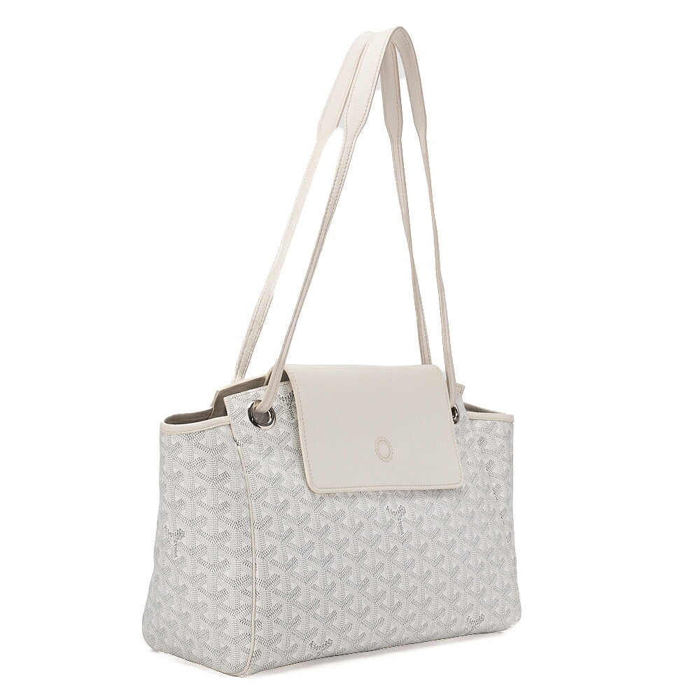 GOYARD [Goyard] Ruette PM Tote Bag Coated Canvas White Silver-Tone Hardware, Pre-Owned