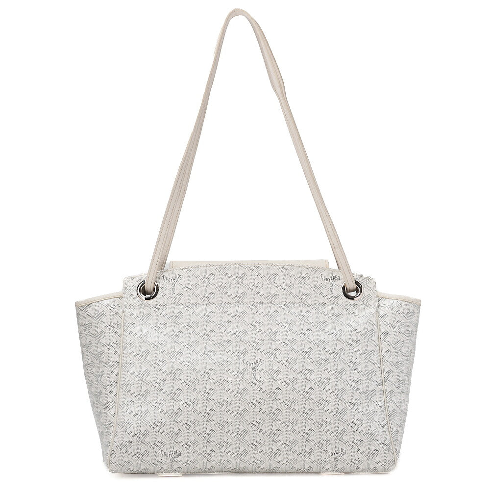 GOYARD [Goyard] Ruette PM Tote Bag Coated Canvas White Silver-Tone Hardware, Pre-Owned