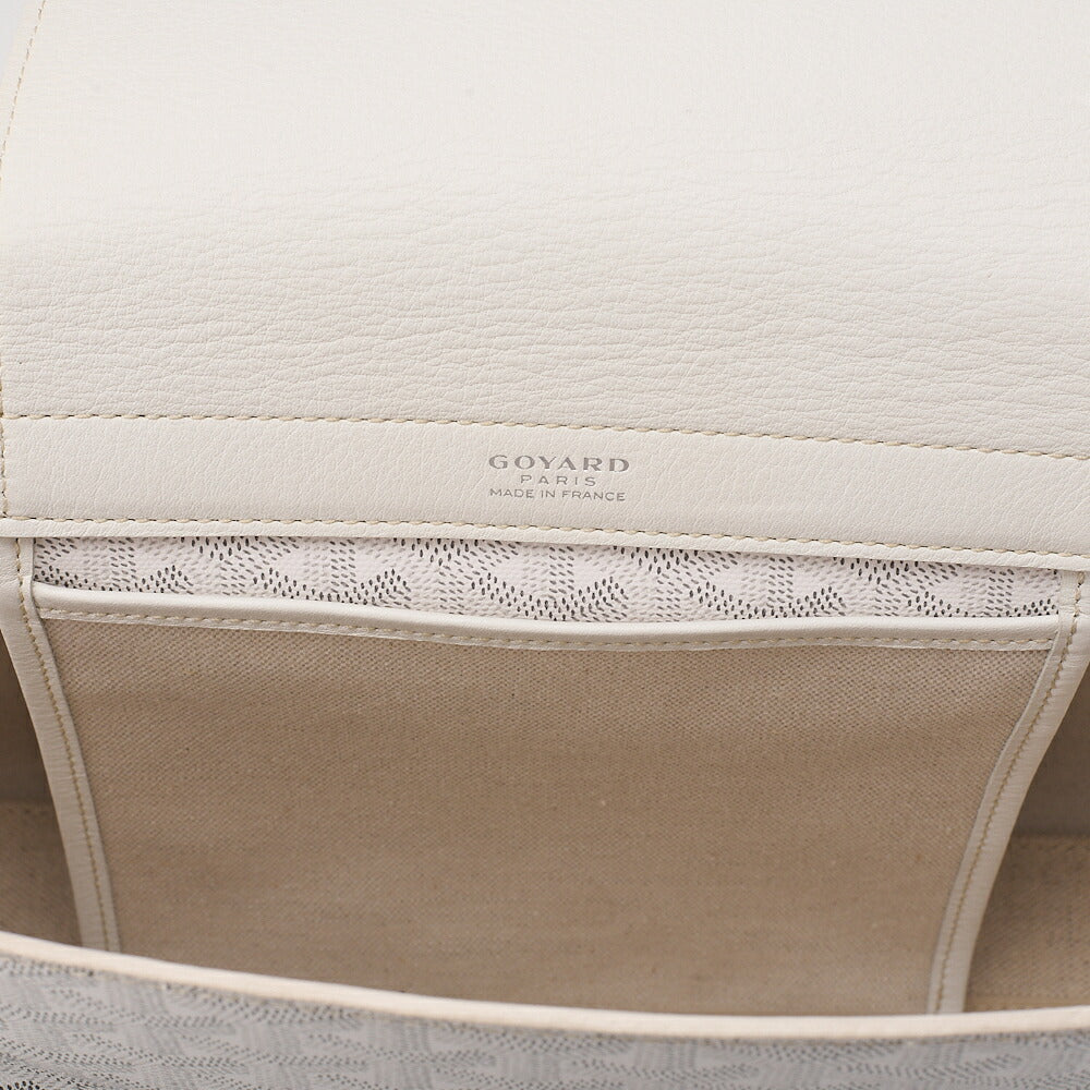 GOYARD [Goyard] Ruette PM Tote Bag Coated Canvas White Silver-Tone Hardware, Pre-Owned