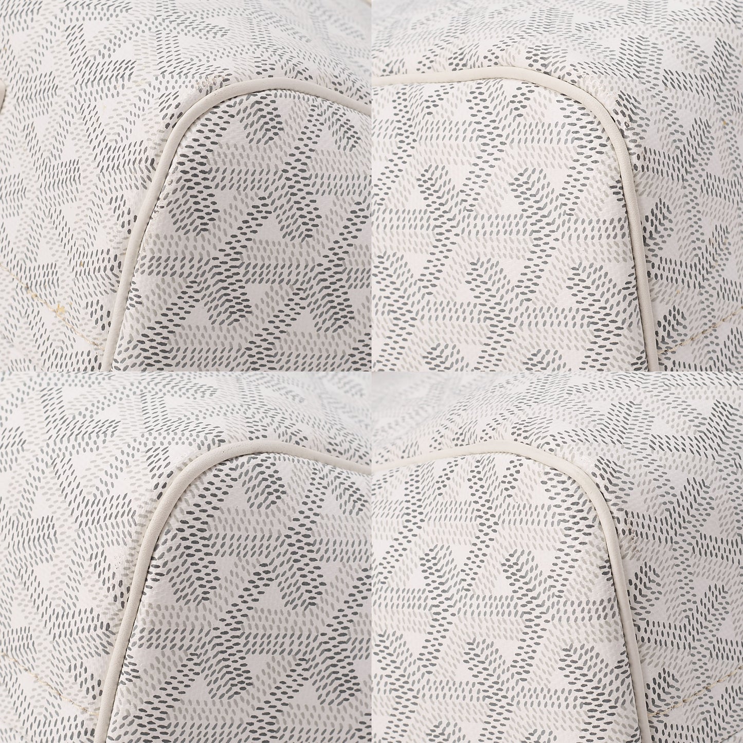 GOYARD [Goyard] Ruette PM Tote Bag Coated Canvas White Silver-Tone Hardware, Pre-Owned